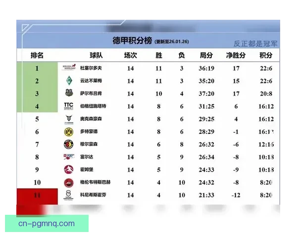 乒乓球积分榜揭晓！实时排名一览无遗